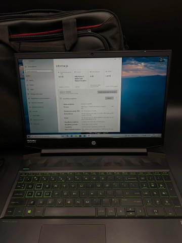 Laptop HP Pavilion Gaming 15-ec00045nw 16/512GB Stan: sprawn