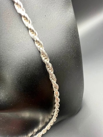 Srebrny łańcuszek Próba 925 Waga: 29.05 gram
