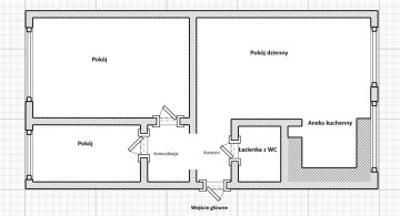 Mieszkanie | 53,6 m² | Gotowe do zamieszkania