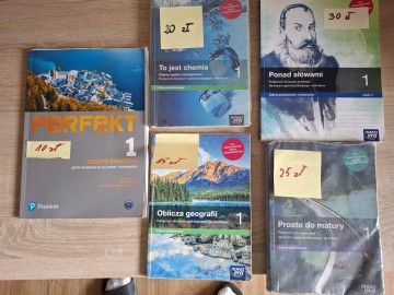 Książki technikum i liceum