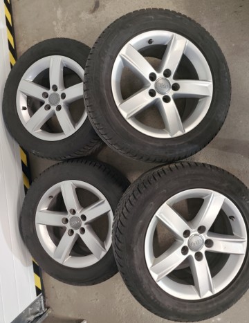 alufelgi z oponami zimowymi r16 225/55r16 Opony w stanie bar