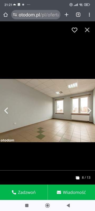 Lokale 35m2 i 25m2 centrum Chorznia