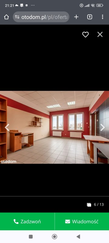 Lokale 35m2 i 25m2 centrum Chorznia