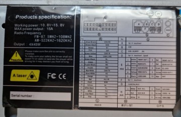 Radio samoch. dotyk z Navi + wiązki kabli podł. 150zł
