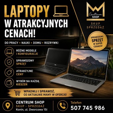 ???? LAPTOPA SZUKASZ? MAMY COŚ DLA CIEBIE! ????
