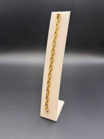 Złota bransoletka Próba 585 Waga 11.48 gram Długość 20 cm