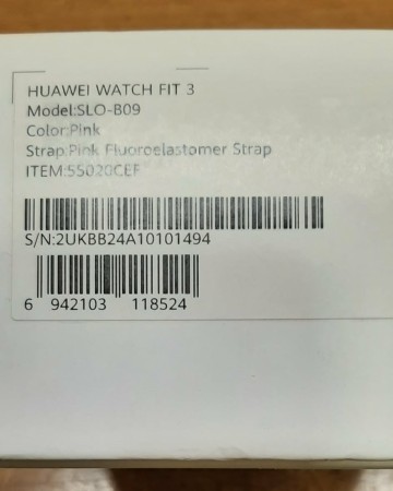 ZEGAREK HUAWEI WATCH FIT 3