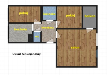 Na sprzedaż mieszkanie parter - Konin ul. Makowa os. Chorzeń