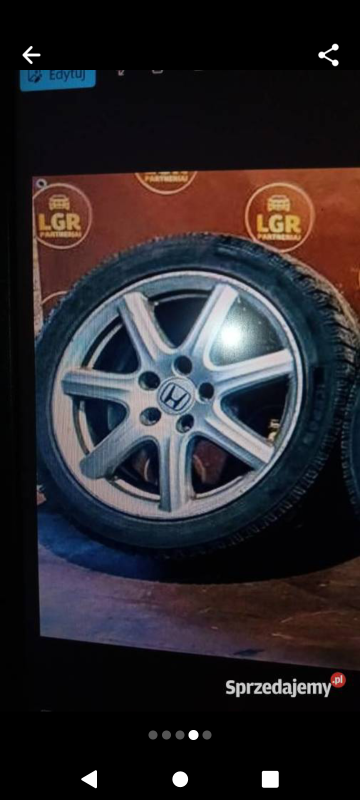 alufelgi z oponami zimowymi Honda Civic type R 5x114