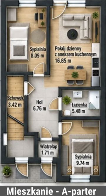 Sprzedam nowe mieszkanie  Koninie