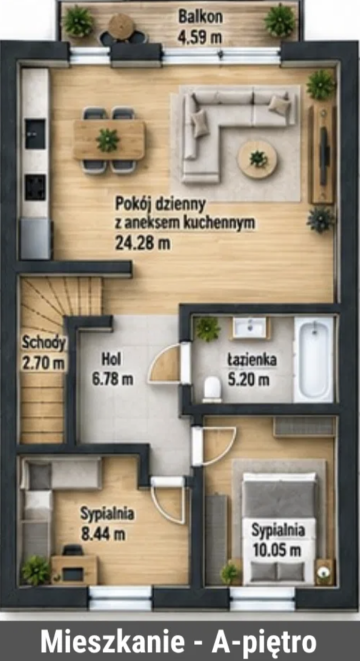 Sprzedam nowe mieszkanie  Koninie