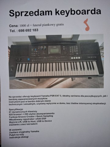 Sprzedam keyboard