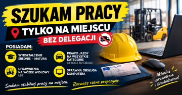 Szukam pracy (codziennie w domu) Koło i okolice