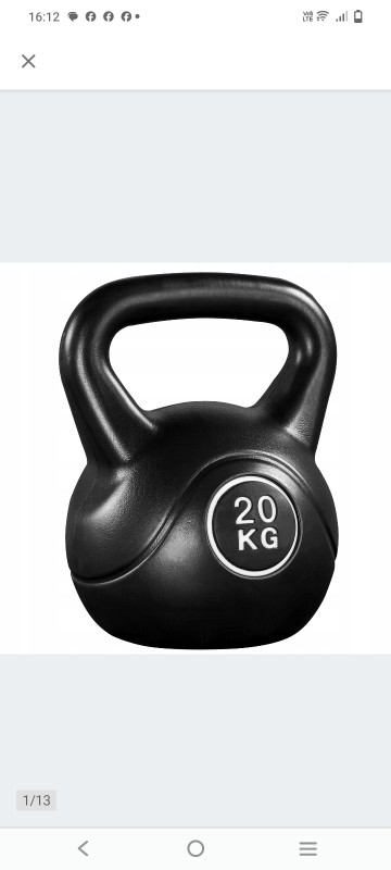 Odważnik kula do ćwiczeń nowa 20 kg