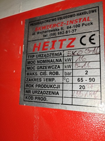 Sprzedam piec na ekogroszek.