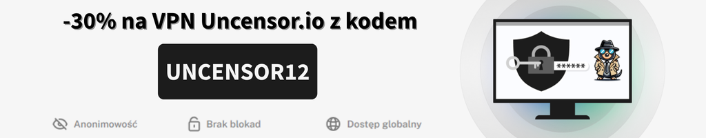 -30% z kodem UNCENSOR12 
