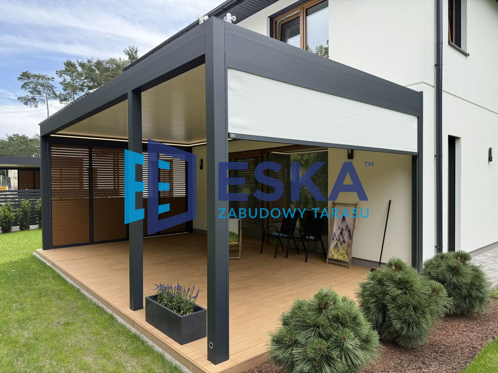 aluminowa zabudowa tarasu