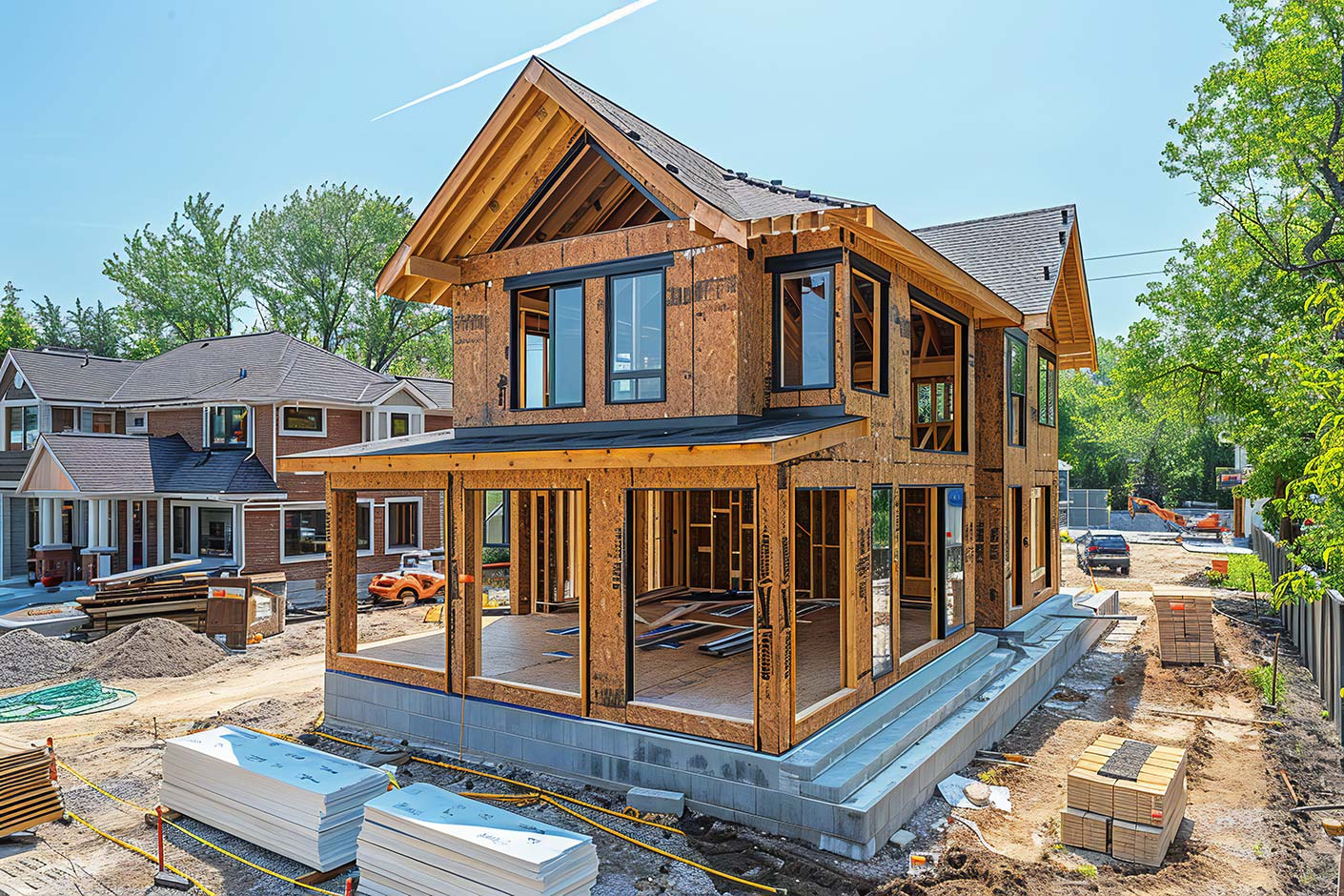 Montaż domu z elementów prefabrykowanych 