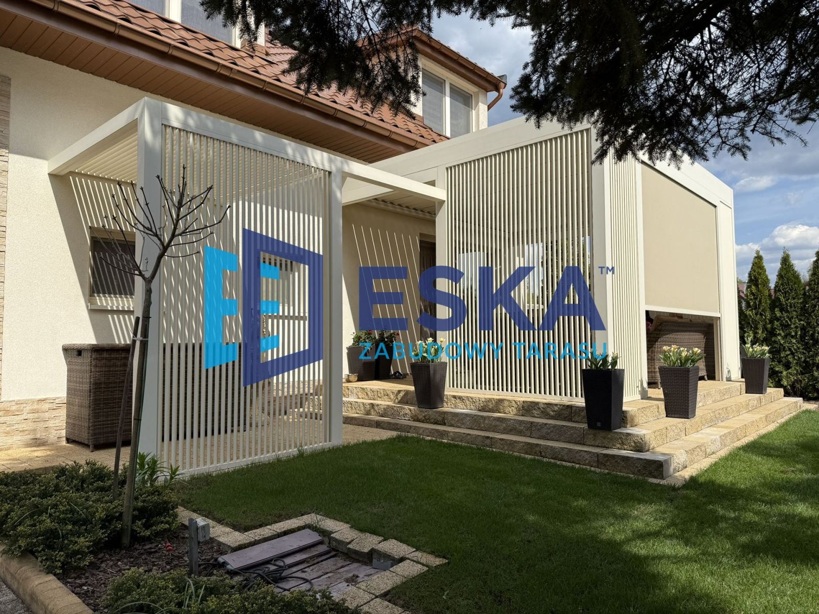 aluminowa zabudowa tarasu