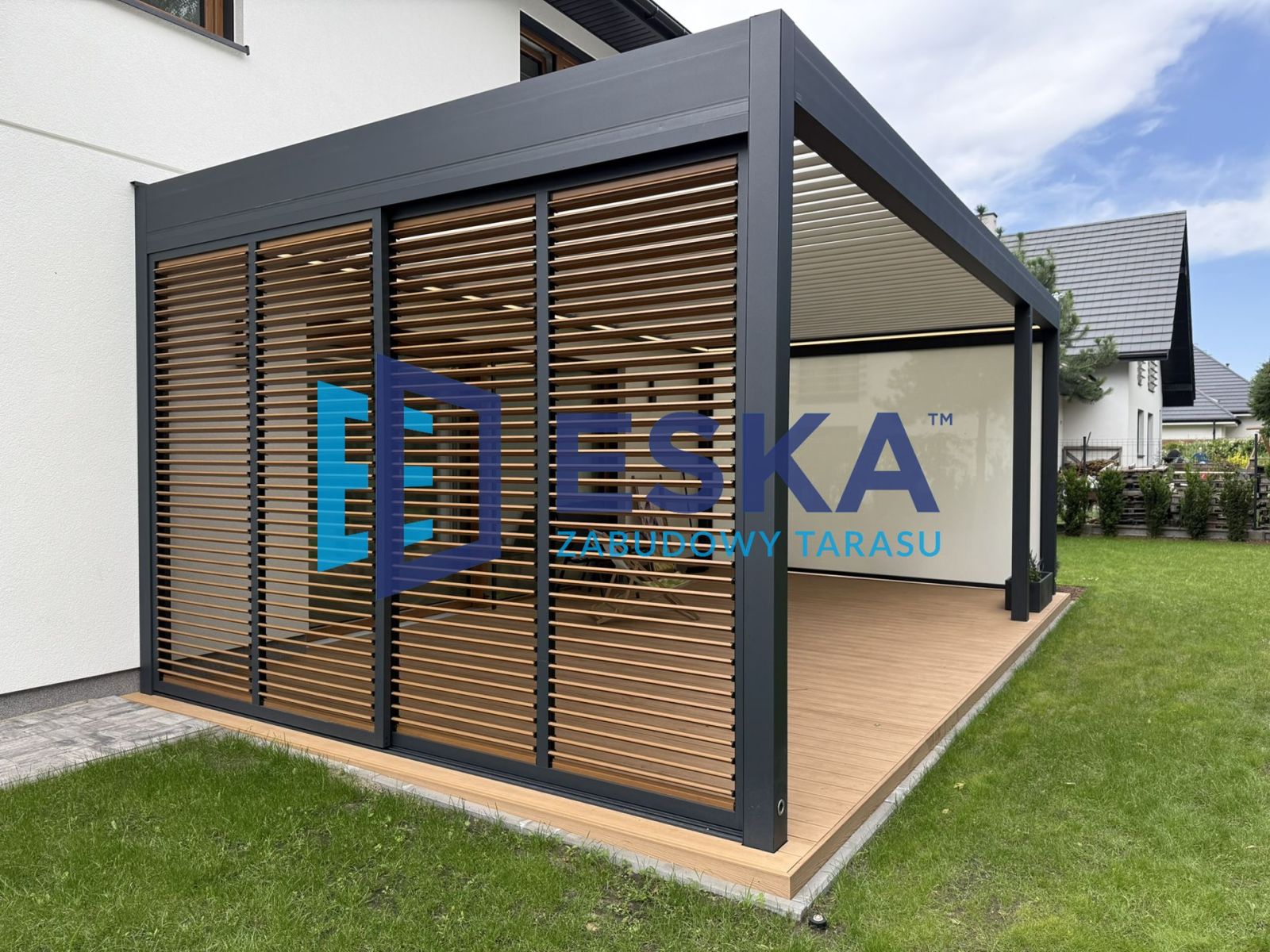 aluminowa zabudowa tarasu