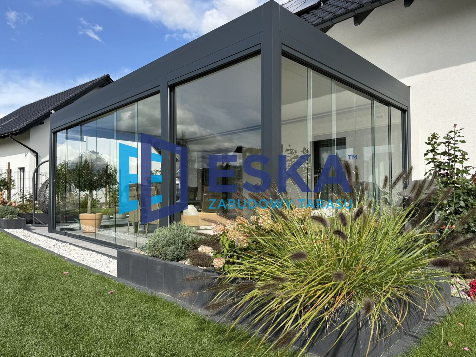 aluminowa zabudowa tarasu