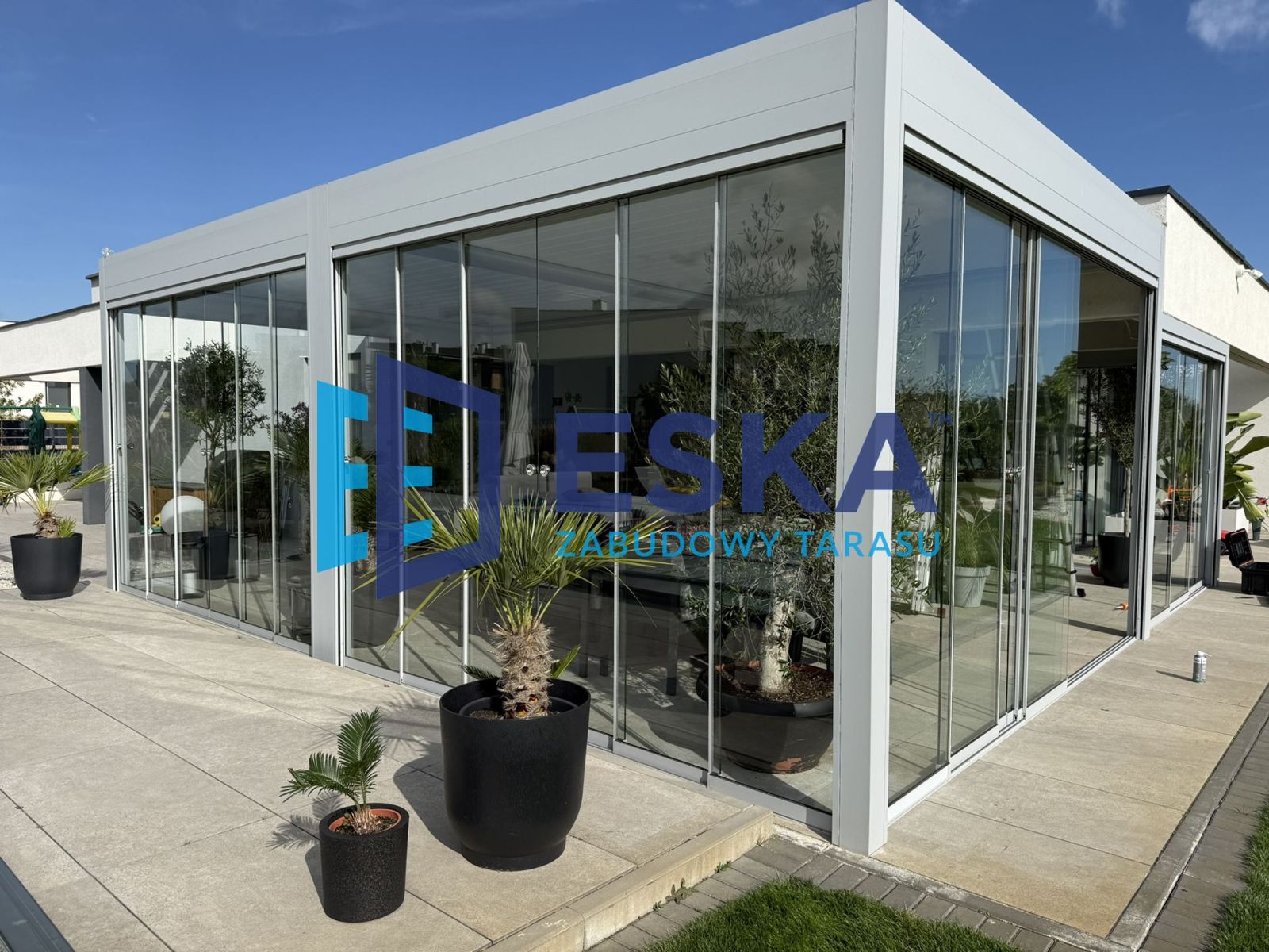 aluminowa zabudowa tarasu