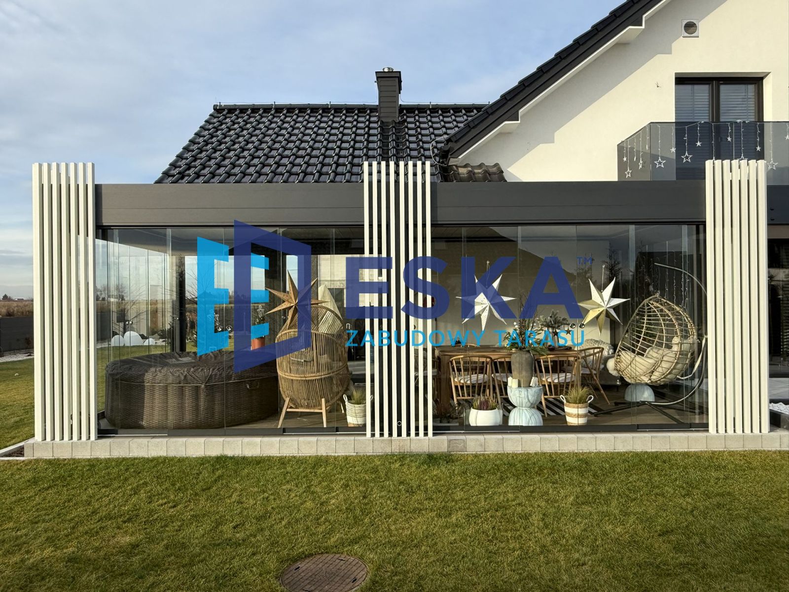 aluminowa zabudowa tarasu